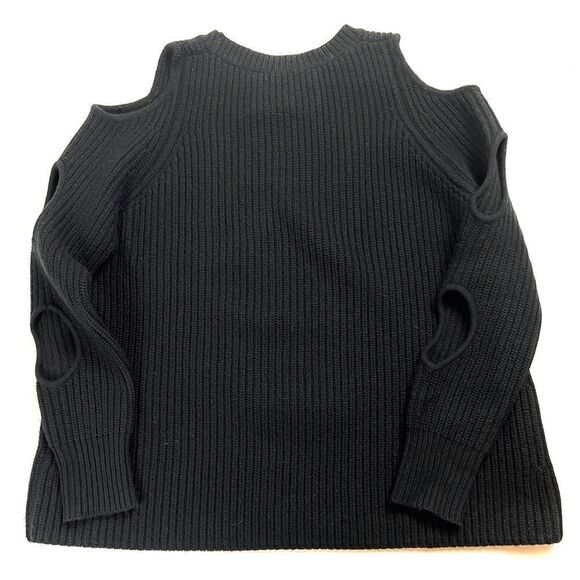 Zoe Jordan Cold Shoulder Wool-Cashmere Blend Long Sleeve Sweater - Picture 5 of 12